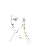 Female Face Sketch | Lag din egen plakat