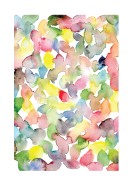 Colorful Abstract Watercolor Art | Lag din egen plakat