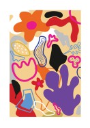 Colorful Shapes Art | Lag din egen plakat