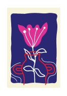 Flower In Vase | Lag din egen plakat