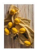 Lemons On Table | Lag din egen plakat