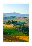 Tuscany Landscape View | Lag din egen plakat