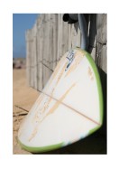 Surfboard In The Sand | Lag din egen plakat