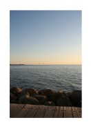 View Of The Ocean In Sunset | Lag din egen plakat