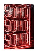 SoHo Neon Light Sign | Lag din egen plakat