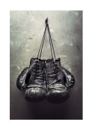 Boxing Gloves Hanging On Wall | Lag din egen plakat
