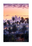 Los Angeles Skyline At Sunset | Lag din egen plakat