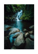 Waterfall In Forest | Lag din egen plakat