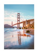 Golden Gate Bridge At Sunset | Lag din egen plakat