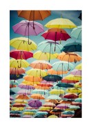 Umbrellas On Street In Madrid | Lag din egen plakat
