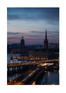 Stockholm By Night | Lag din egen plakat
