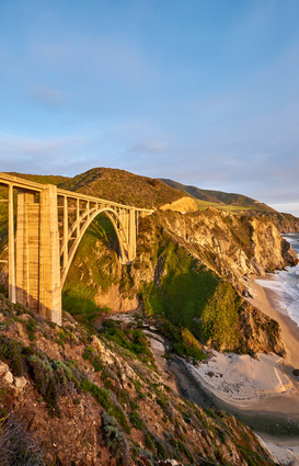 Bixby Creek Bridge On Highway One