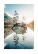 Calm Lake At Sunset | Lag din egen plakat