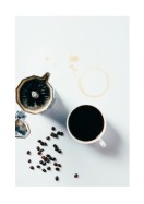 Black Coffee And Mocha Pot | Lag din egen plakat