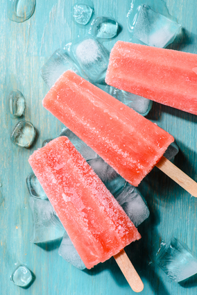 Sweet Pink Popsicles