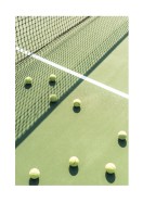 Tennis Balls On Tennis Court | Lag din egen plakat