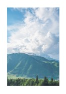 Sunny Mountain Landscape | Lag din egen plakat