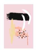 Pink Abstract Artwork | Lag din egen plakat