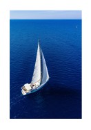 Sailboat In The Middle Of The Ocean | Lag din egen plakat