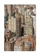 Aerial View Of Buildings In New York City | Lag din egen plakat