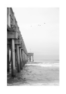 Pier In The Stormy Sea | Lag din egen plakat