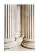 Row Of Marble Columns | Lag din egen plakat