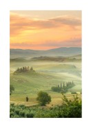 Misty Morning In Tuscany | Lag din egen plakat